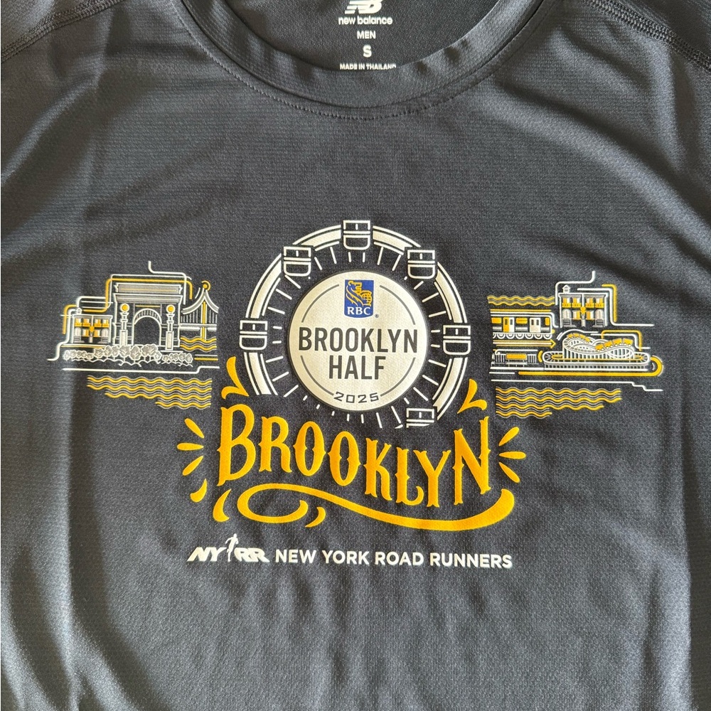New Balance 2025 Brooklyn Half Marathon Tee Black
